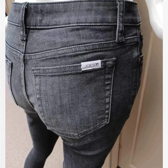 Joe’s  Jeans Skinny Raw Hem Black Size 26 - Picture 5 of 11